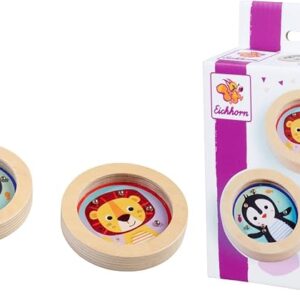 Eichhorn – Games – Geschicklichkeitsspiel, Kugelspiel mit Pinguin & Löwen Design